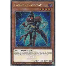 Gagaga Magician Yu-Gi-Oh! RA04-EN007 1st Quarter Century Secret Rare - Image 1