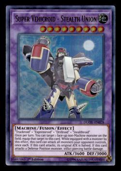 YuGiOh! - Super Vehicroid - Stealth Union DUOV-EN078 Ultra Rare 1st Edition NM - Image 1
