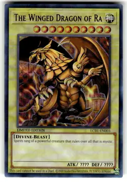Yu-Gi-Oh TCG #LC01-EN003 The Winged Dragon of Ra Ultra Rare,Limited - Image 1