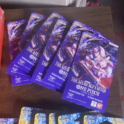 One Piece Op14 and Op15 Blister Packs Lot of 12 Sealed Packs New - Image 1