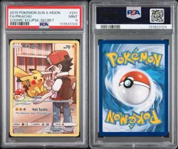 Pikachu 241/236 PSA 9 Mint Pokemon Card Cosmic Eclipse Secret Rare - Image 3