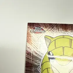 2000 Topps Chrome Pokemon: Sandshrew #27 Trading Card Holo Foil LP - Image 3