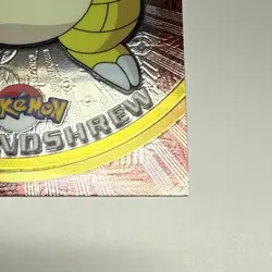 2000 Topps Chrome Pokemon: Sandshrew #27 Trading Card Holo Foil LP - Image 5