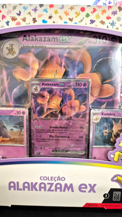 Pokemon TCG 151 Box Alakazam ex with jumbo card + promos - Brazil exclusive - Image 3