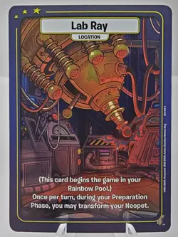 Neopets Battledome TCG 4 card lot - LAB RAY/LAB RAY SCIENTIST - 25th Anniversary - Image 3