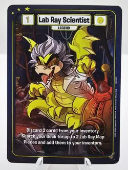 Neopets Battledome TCG 4 card lot - LAB RAY/LAB RAY SCIENTIST - 25th Anniversary - Image 5