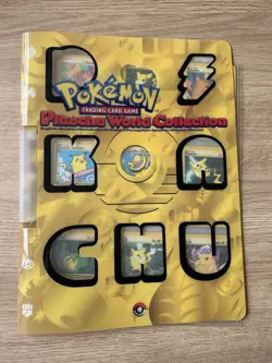 Pokemon Pikachu World Collection 2000 Folder 9 Language Vintage Card Set - Image 1