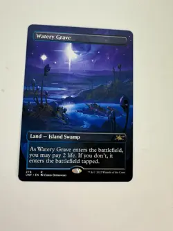 MTG Watery Grave (Borderless) R Unfinity 278 NM - Image 1