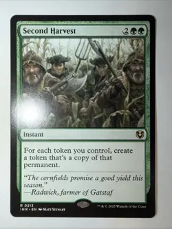 MTG: Second Harvest (Near Mint) - Shadows Over Innistrad #227/297 Regular Rare - Image 2