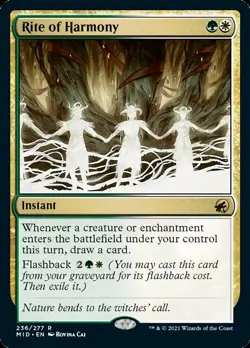 Rite of Harmony - Innistrad: Midnight Hunt MTG NM - Image 1