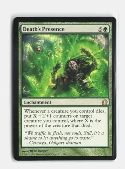 Death's Presence 121 Return to Ravnica MTG NM - Image 1