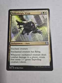 Pollenbright Wings Commander: Wilds of Eldraine Regular - Image 1