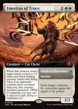 Emeritus of Truce X1 EXTENDED ART -NM/M- Secrets of Strixhaven - Image 1