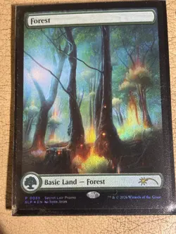 Forest (35) Foil Secret Lair Lotus Land by John Avon from MagicCon Las Vegas - Image 1