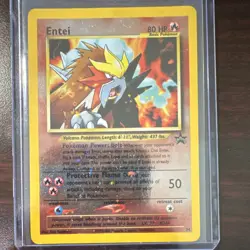 Pokemon Entei Promo Reverse Holo WOTC Promo 34/53 - Image 1