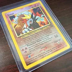 Pokemon Entei Promo Reverse Holo WOTC Promo 34/53 - Image 3