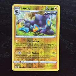 Luxray 043/159 Pokemon Crown Zenith Sword & Shield Reverse Holo Rare Card NM - Image 1