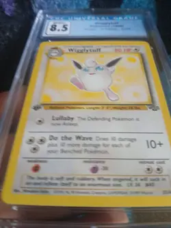 Pokemon Wigglytuff 1st edition Rare Graded 32/64 Jungle Non-Holo CGC 8.5 - Image 4