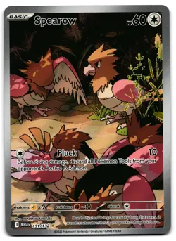 Spearow 151/132 - 🌊 Mega Evolution Illustration Rare Pokemon TCG 🖤 - LP - Image 1
