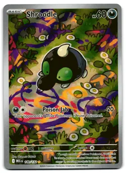 Shroodle 149/132 - 🌊 Mega Evolution Illustration Rare Pokemon TCG 🖤 - M/LP - Image 1