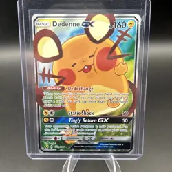 2019 Pokemon Sun & Moon Unbroken Bonds Dedenne GX Promos #195a/214 - Image 1