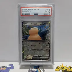 Pokemon TCG Snorlax ex 076/131 Prismatic Evolutions Holo PSA 8 English - Image 1