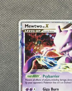 Mewtwo LV.X DP28 Holo Rare Pokemon Diamond & Pearl 2008 Fall Collector Tin Promo - Image 3