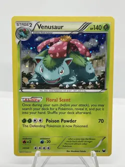 Venusaur #3/108 - Pokemon TCG - Dark Explorers - Cosmos Holo - Rare - LP W/Swirl - Image 1