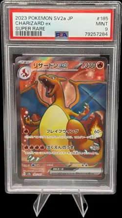The Pokemon Company Charizard ex Sv2a Card 151 JP SR Holo 185/165 2023 PSA 9 - Image 1