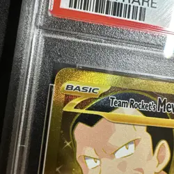 Pokemon TCG Team Rocket's Mewtwo ex 240/182 Hyper Rare Holo PSA 8*Description* - Image 2