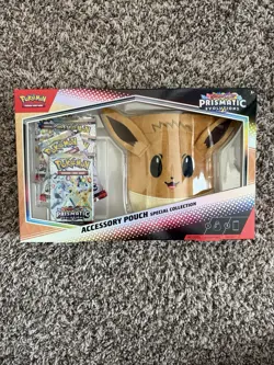 Pokemon TCG Prismatic Evolutions Accessory Pouch Special Collection - Image 1