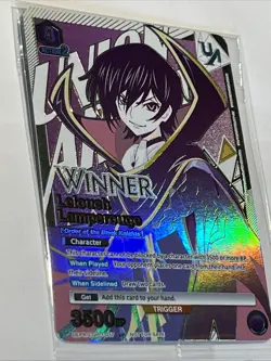 Union Arena Code Geass Rare Battle Winner Lelouch Lamperouge CGH-1-017 - Image 2