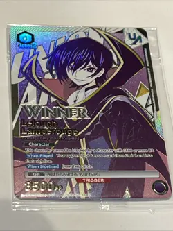Union Arena Code Geass Rare Battle Winner Lelouch Lamperouge CGH-1-017 - Image 3
