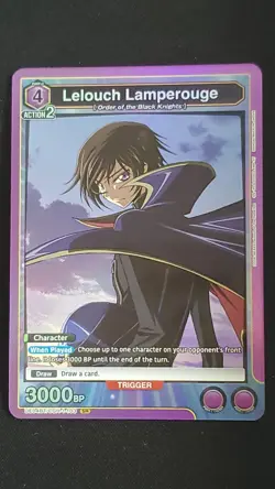 Union Arena English Code Geass - Lelouch Lamperouge CGH-1-103 SR - Image 1