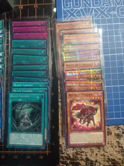 yugioh cards black rose dragon deck core lots of diffrent raritys - Image 1