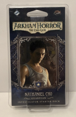 ARKHAM HORROR CARD GAME Nathaniel Cho Investigator STARTER DECK NEW - Image 1