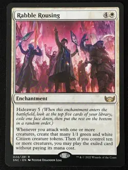 1x MTG Rabble Rousing - Streets of New Capenna (SNC) #24 - Magic the Gathering - Image 1