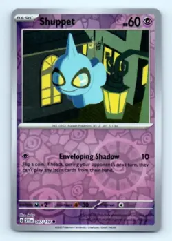Reverse Holo Shuppet 087/198 Common SV Scarlet & Violet Base Set Pokemon TCG P1 - Image 1