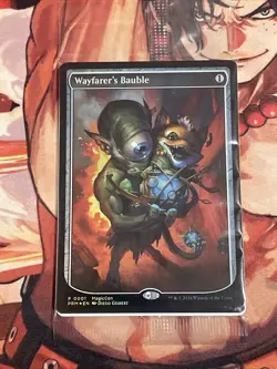 Magic MTG MagicCon Las Vegas 2026 - Textless Wayfarer's Bauble Promo Foil - Image 1