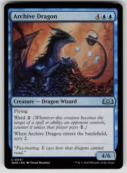 Archive Dragon Normal U Wilds of Eldraine 41 NM - Image 1