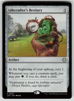 Lifecrafter's Bestiary Rare Commander: The Lost Caverns of Ixalan 307 MTG NM - Image 1