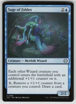 Sage of Fables Uncommon Commander: The Lost Caverns of Ixalan 169 MTG Near Mint - Image 1