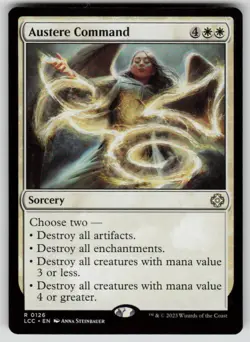 Austere Command Rare Commander: The Lost Caverns of Ixalan 126 MTG Near Mint - Image 1