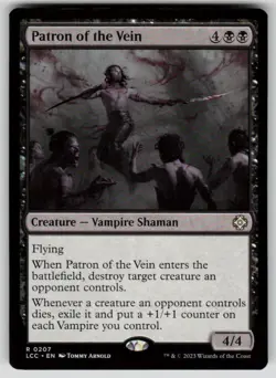 Patron of the Vein Rare Commander: The Lost Caverns of Ixalan 207 MTG Near Mint - Image 1