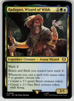 Radagast, Wizard of Wilds Commander: The Lord of the Rings 66 MTG NM - Image 1