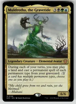 Muldrotha, the Gravetide Mythic Commander: Lorwyn Eclipsed 128 MTG NM 2026 - Image 1