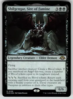 Shilgengar, Sire of Famine Foil R Modern Horizons 3 109 NM - Image 1