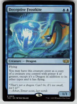 Deceptive Frostkite Normal R Commander: Tarkir: Dragonstorm 19 NM - Image 1