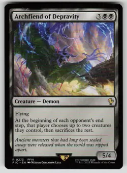 Archfiend of Depravity Rare Commander: FINAL FANTASY 273 MTG Near Mint 2025 - Image 1