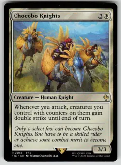 Chocobo Knights Rare Commander: FINAL FANTASY 12 MTG Near Mint 2025 - Image 1